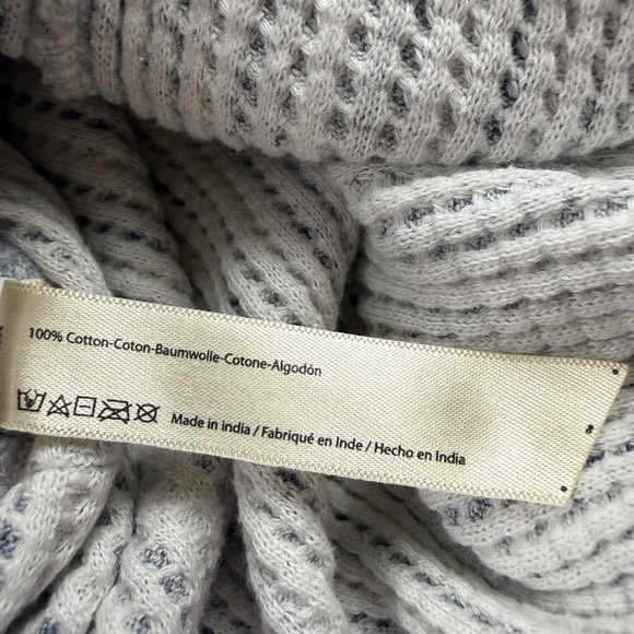 Women's Striped Paperbag Cargo Shorts - Blue/White - Picture 4 of 4